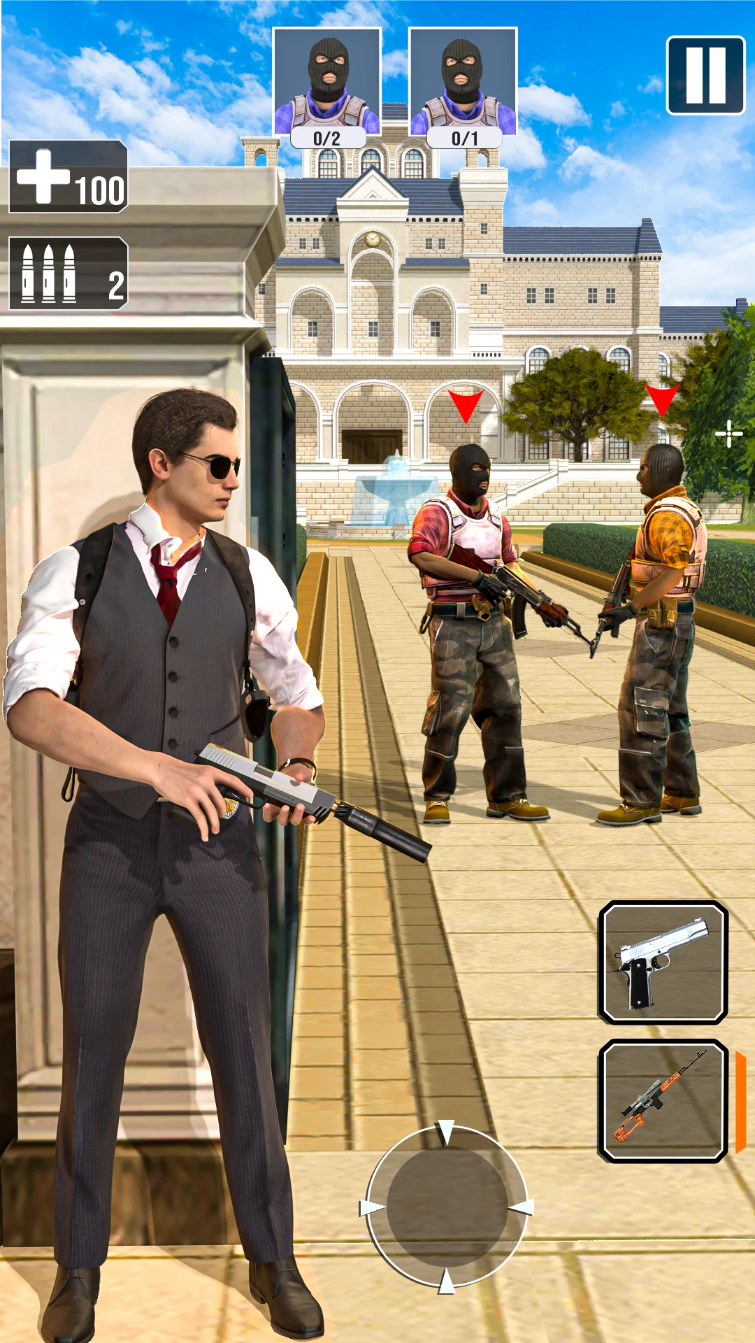 Agent Hitman Gun Shooting Game screenshot