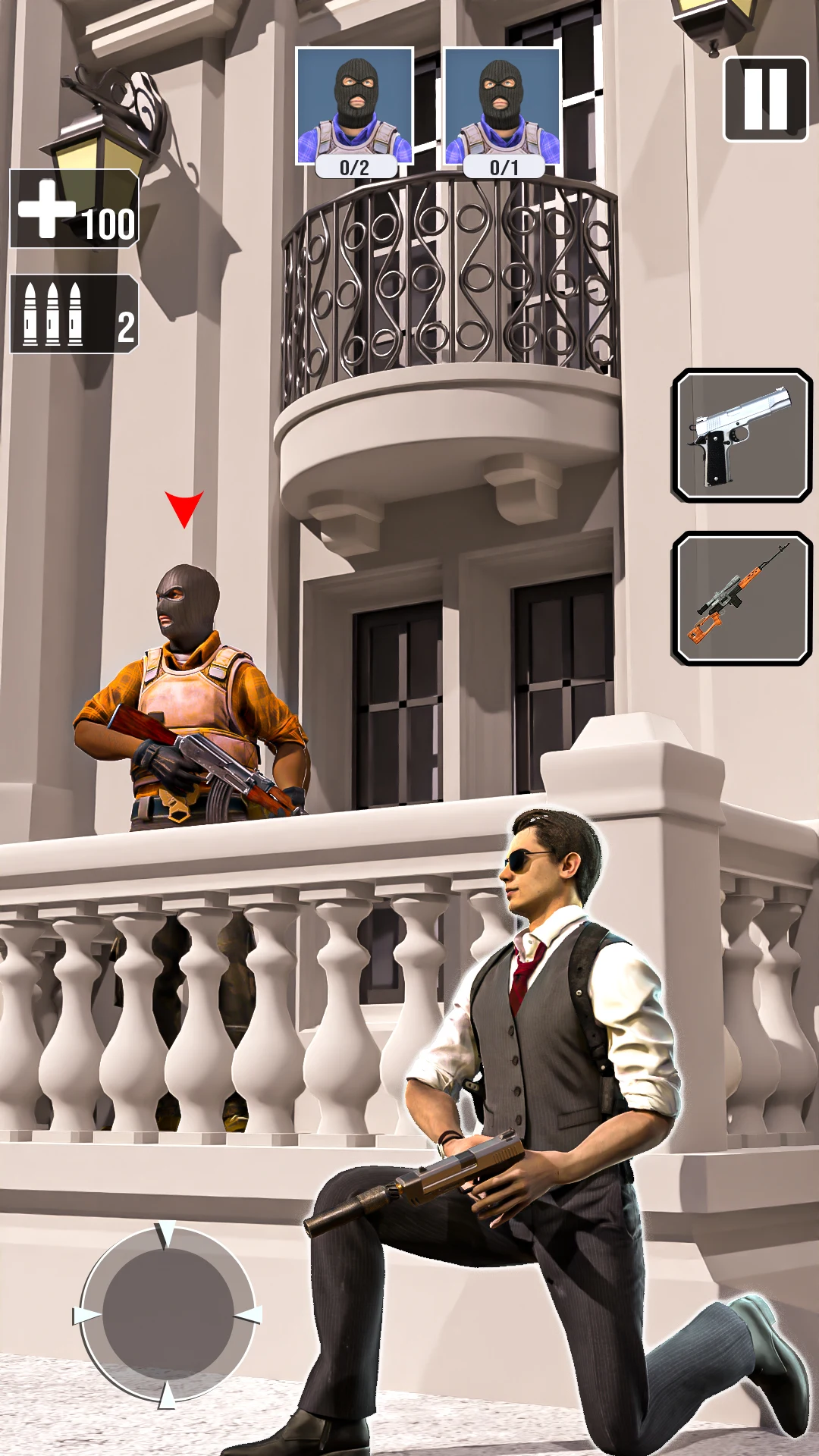 Agent Hitman Gun Shooting Game screenshot