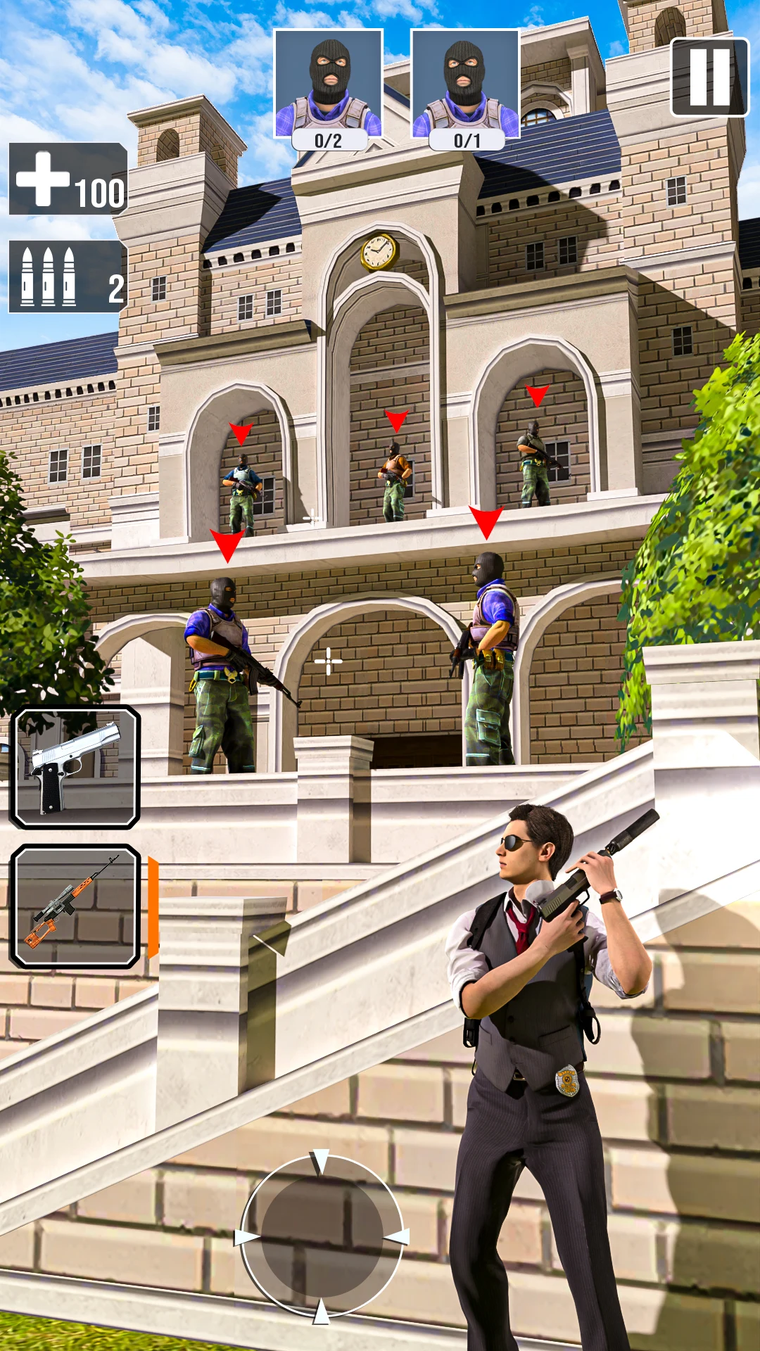 Agent Hitman Gun Shooting Game screenshot
