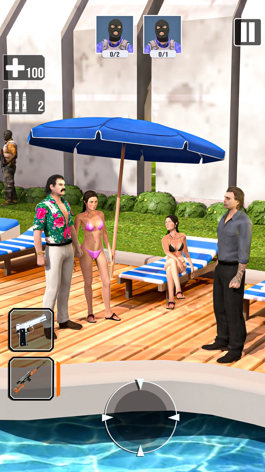 Agent Hitman Gun Shooting Game screenshot